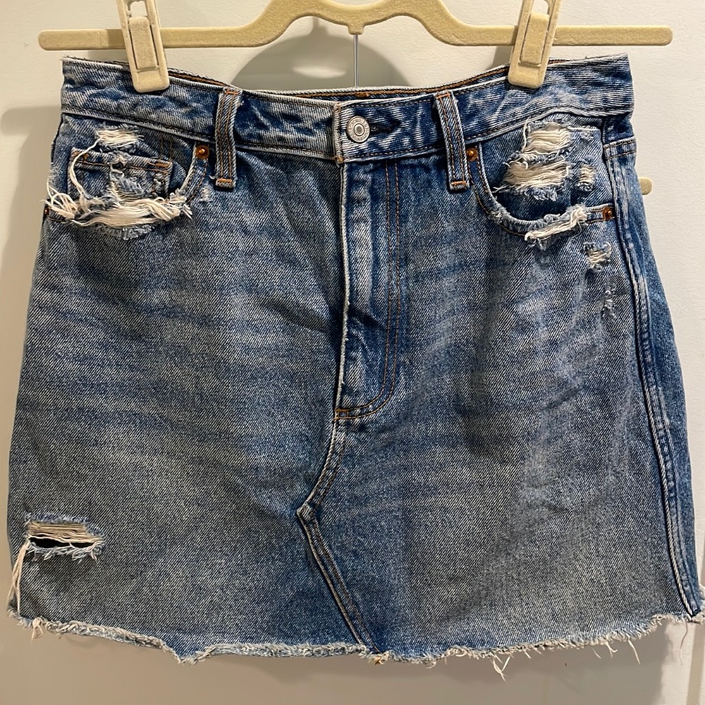 Natural Rise Denim Skirt Size 28/8